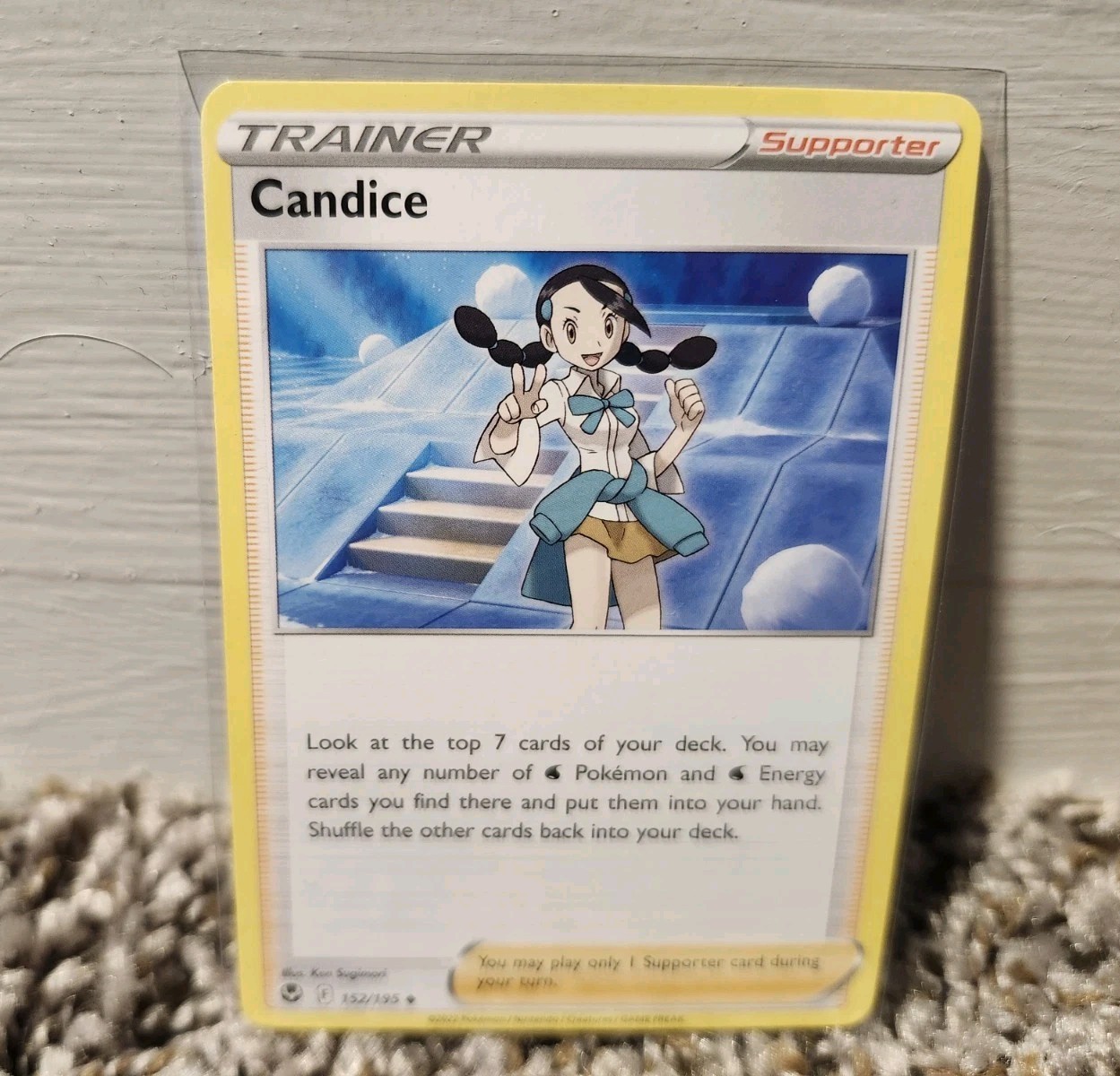 Candice 152/195 Silver Tempest Pokemon TCG Card NM