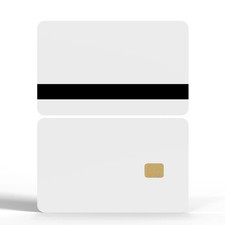 10 Pack SLE4442 Chip Cards w/HiCo 2 Track Mag Stripe 5/16inch 8.4mm