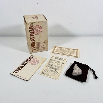 Die Berliner Mauer 1961-1989 Fragment, Box, Echtheitserklärung (COA)