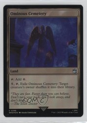 Ominous Cemetery 189 Universes Beyond: Doctor Who Foil
