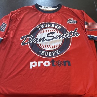 Slowpitch Softball Jersey Conference USSSA #10 Large DAN SMITH / THUNDER ROOF X