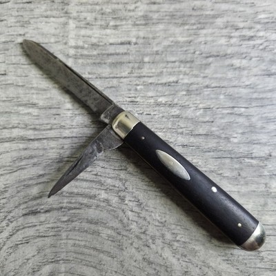 Antique New York Knife Co Walden NY Hammer Brand Senator Pen Knife Good Snap