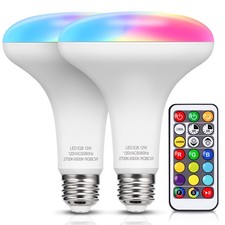 RGB LIGHT BULBS Color Changing LED Bulb with Remote Control Dimmable JANDCASE