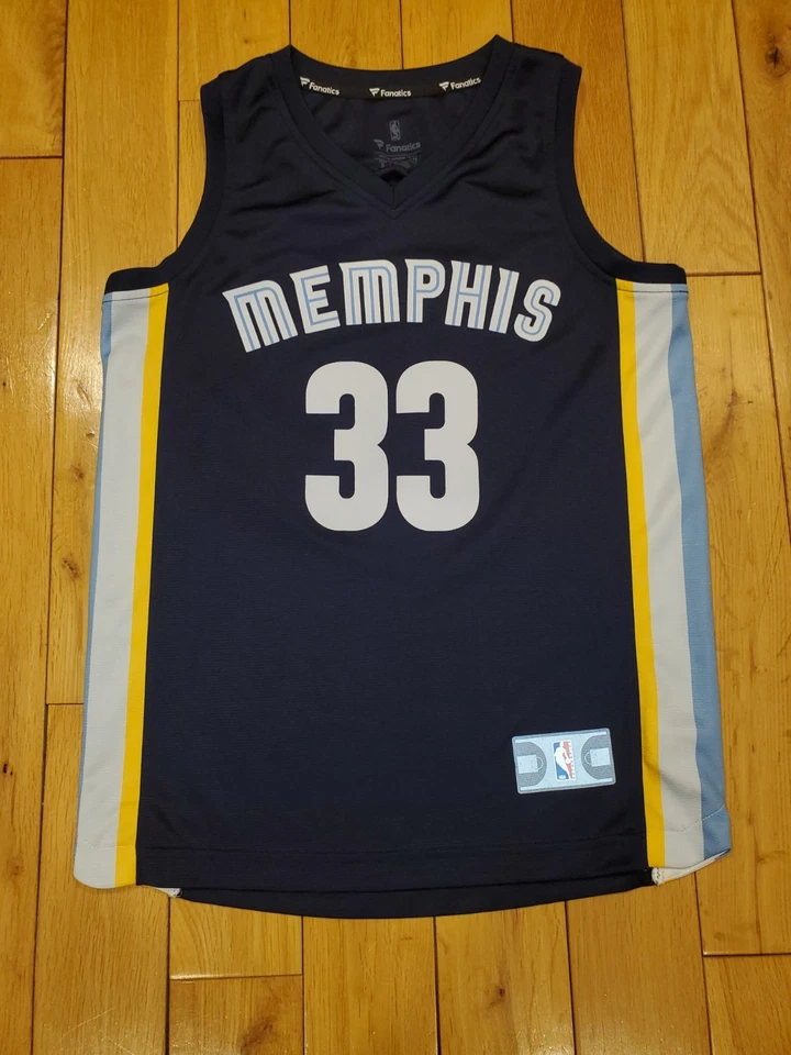 Camiseta deportiva Fanatics Marc Gasol Memphis Grizzlies #33 2019 réplica del equipo juvenil de la NBA S Foto 2 de 4