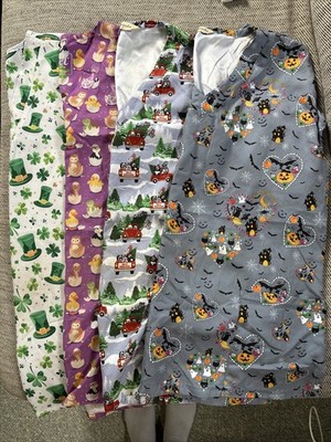 Holiday Scrub Top Lot
