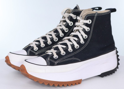 Converse Run Star Hike Women's Platform Chunky Sneakers Shoes Size 8.5 Black