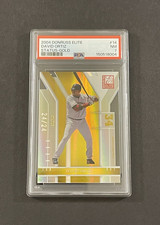 2004 Donruss Elite #14 David Ortiz Status Gold Die-Cut 24/24 Red Sox PSA NM 7