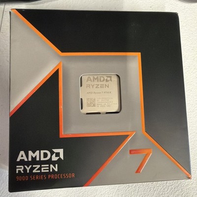 AMD Ryzen 7 9700X 8-Core, 16-Thread Unlocked Desktop Processor (New, Open Box)