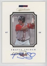 2007 TRISTAR Autothentics Blue Auto 243/250 Travis Snider #60 Auto 0c6