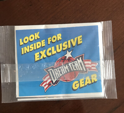 SEALED! 1996 Post Cereal Dream Team Poster - RARE!