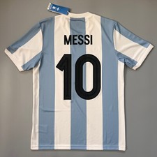 Messi Argentina Team Jersey 50th Anniversary Soccer Shirt Adidas Men Size M