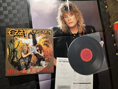 OZZY OSBOURNE / ULTIMATE LIVE - Japan LP COMPLETE $100.00