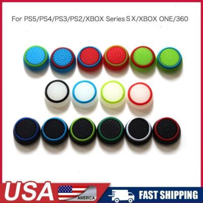 For Playstation PS2 PS3 PS4 PS5 Xbox Series X/S One 360 Thumb Cap Cover Grip