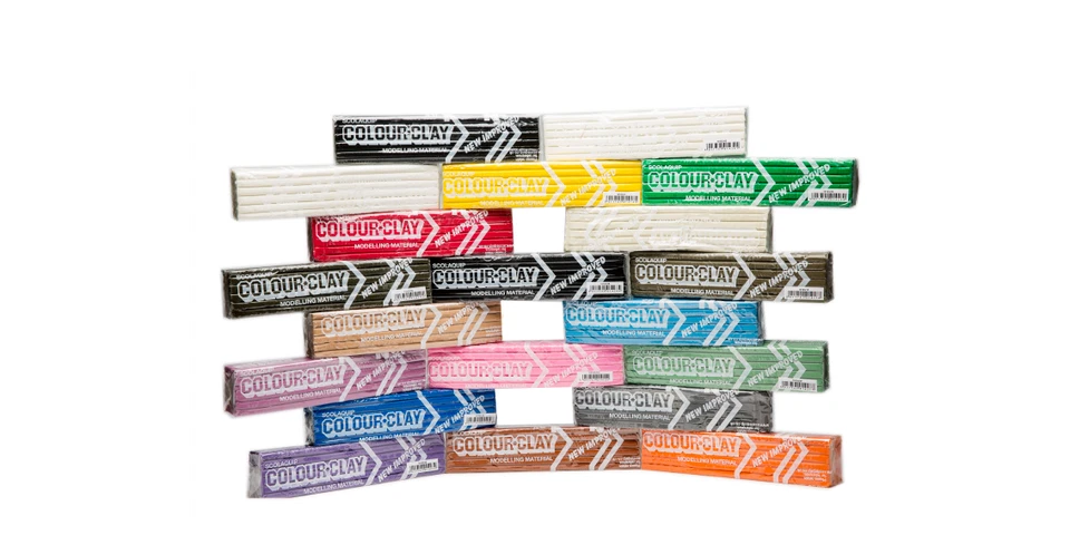 Scola PLASTICINE Modelling Colour Clay 500g Bar ARTS & CRAFT Wheat Gluten free