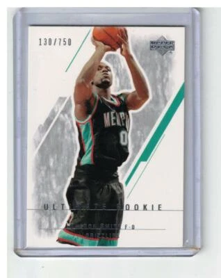 2003-04 ULTIMATE COLLECTION THERON SMITH #123 ROOKIE 130/750 MEMPHIS - Photo 1/2