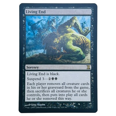 MTG Living End NM Unplayed Time Spiral Rare Magic the Gathering TCG Card |  eBay