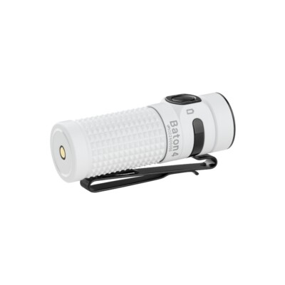 Olight Baton 4 Premium White Rechargeable Flashlight w