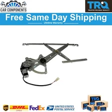 TRQ Front Power Window Regulator & Motor LH Side For 2007-2018 Toyota Tundra