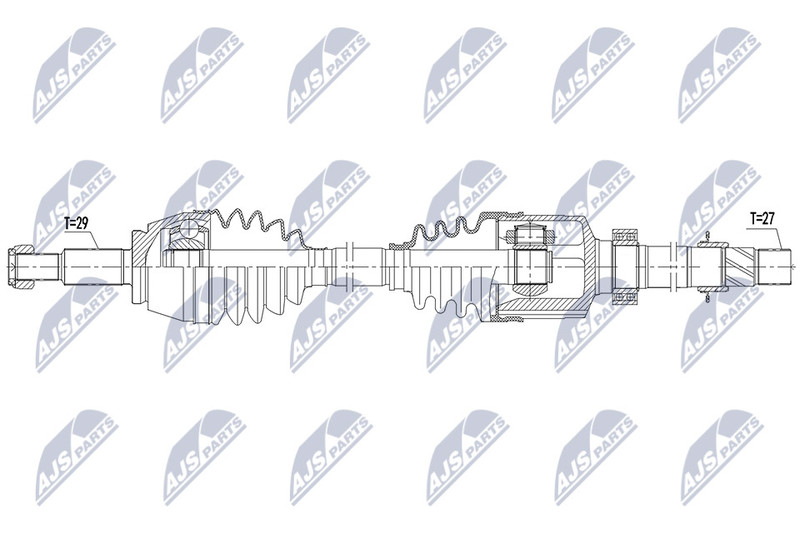 Arbre de transmission anti-vibration pour Renault Talisman Grandtour