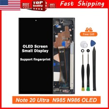 For Samsung Galaxy Note 20 Ultra 5G 4G OLED Display LCD Touch Screen Black Frame