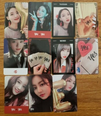 TWICE YES OR YES OFFICIAL PHOTOCARD [NAYEON JEONGYEON MOMO SANA