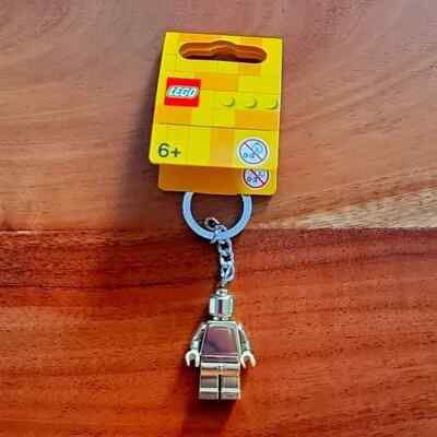 Lego GOLD MINIFIGURE keychain - brand new, no scratches