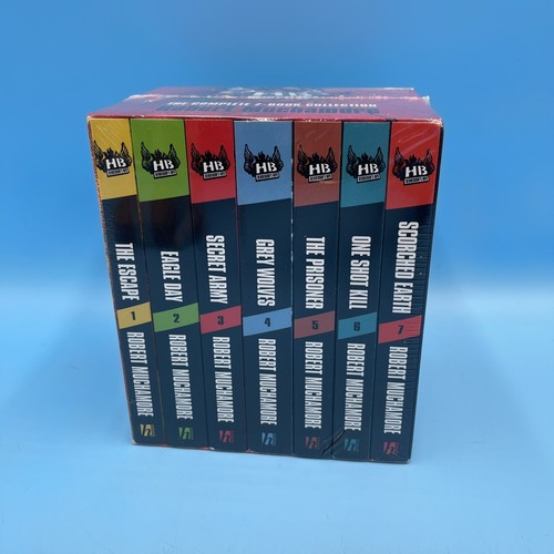 Robert Muchamore Hendersons Boys 7 Books Collection Set Escape, Eagle Day NEW - Foto 5 di 6