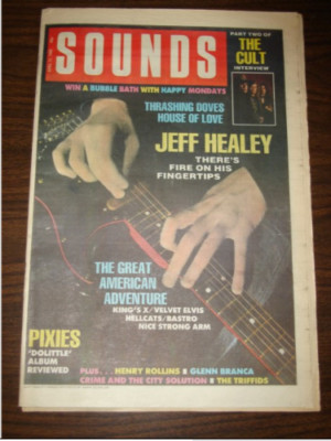 SOUNDS 1989 APR 15 JEFF HEALEY PIXIES HOUSE OF LOVE