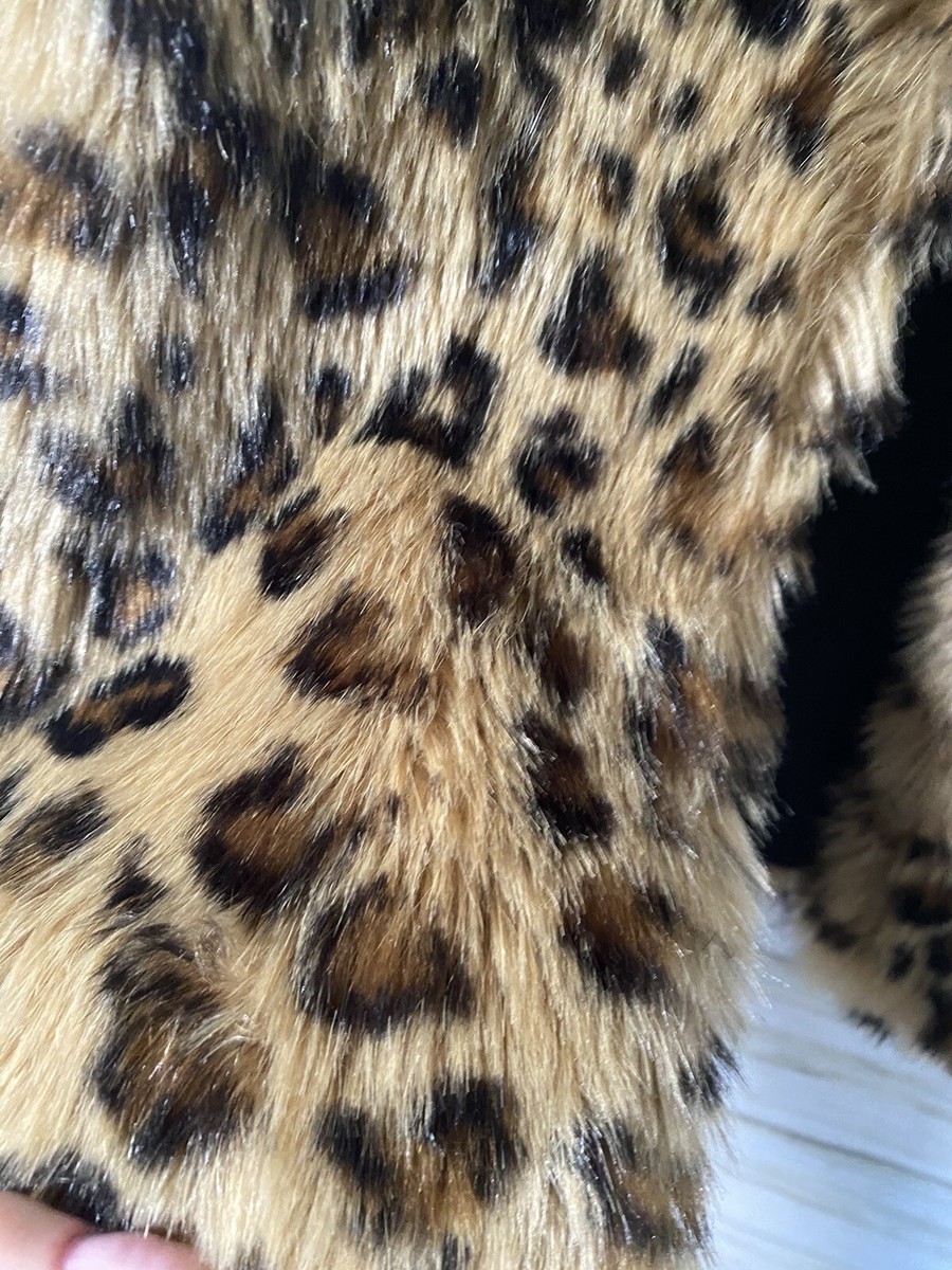 【ORDINARY JOY】Leopard Fur gilet ORDINARY JOY】Leopard Fur gilet Green Leopard Print Faux Fur
