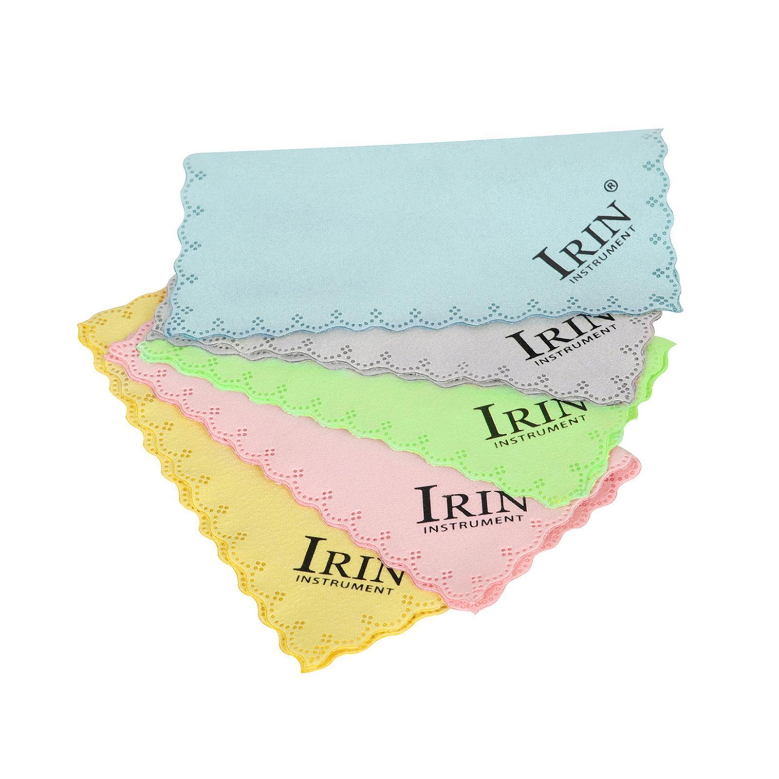 5x Musical Instruments Cleaning Cloths Portable Instrument Cleaning