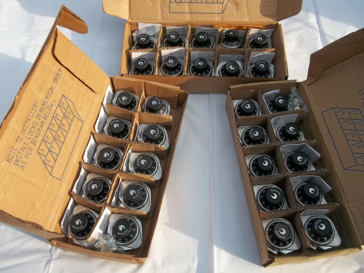 30 - ZEPHYR LOCK 1970P and 1971P Built-In Combination Locks LOT OF