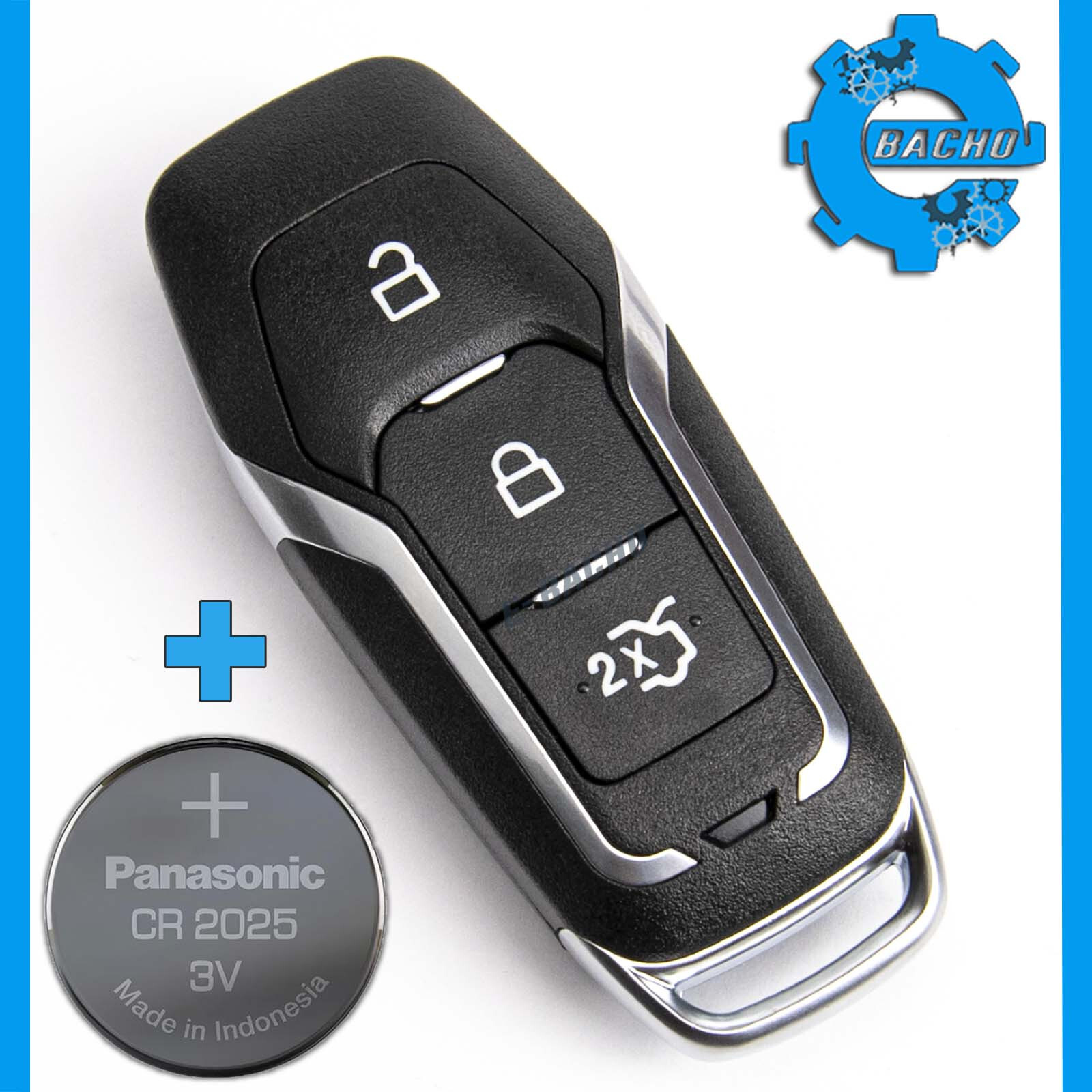 Coque clé Ford S-Max Kuga avec batterie pour des départs en vacances sereins