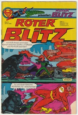 ✪ ROTER BLITZ #1/1983 + Sammel-Ecke, Ehapa Verlag/DC Comics COMICHEFT Z2- - Bild 1 von 4
