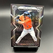 2022 Panini Chronicles Obsidian Baseball #16 Jake Meyers RC Houston Astros