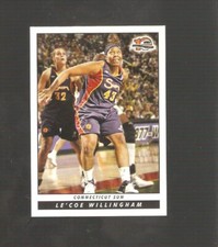 lecoe willingham  2006 wnba base card,auburn,sun#52