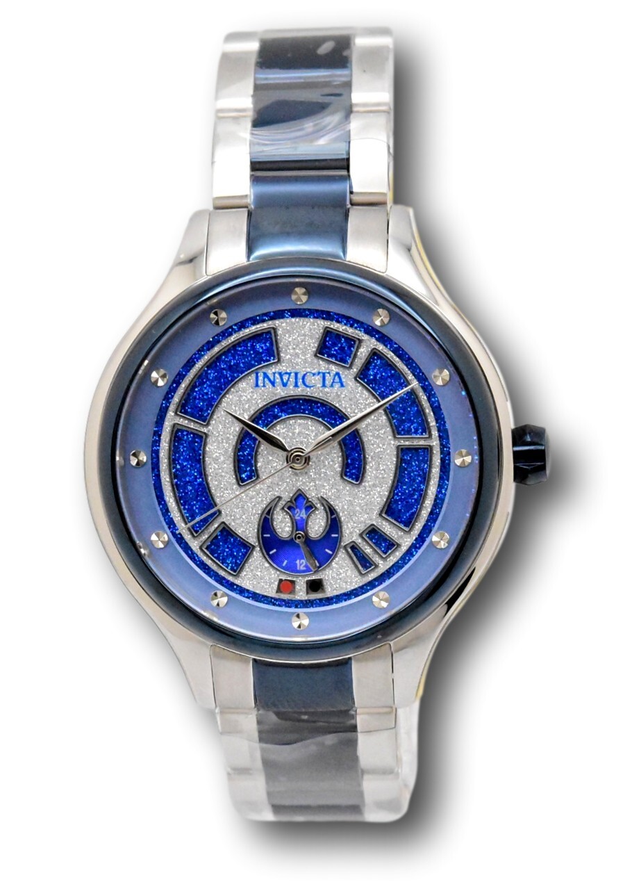 Invicta Star Wars R2-D2 Women's 38mm Limited Blue Glitter Dial Watch 41395