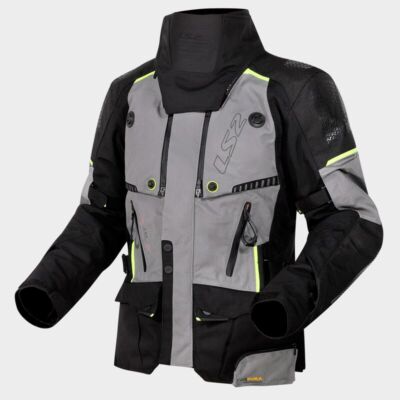 LS2 Apollo Man Jacket 3layer Laminat Schwarz/Grau/Gelb L Touring NEU++