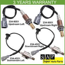 Set of 4 Up+Downstream Oxygen Sensor For Lexus GS350 IS250 2006-2008 RWD IS350