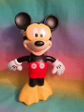 Disney Hap-p-kid Mickey Mouse Water Swimmer Wind-up Bath Toy w/ Goggles Flippers