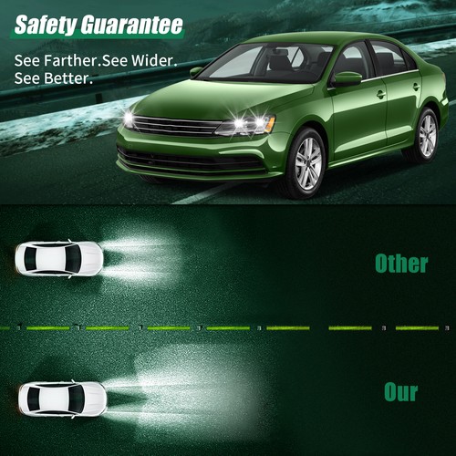 For Volkswagen Jetta 2011-2018 Headlights Assembly Pair Left + Right Headlamp - Picture 7 of 9