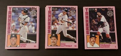 2019 Topps ON-DEMAND MINI 1984 TOPPS PINK PARALLEL /25 You Pick 