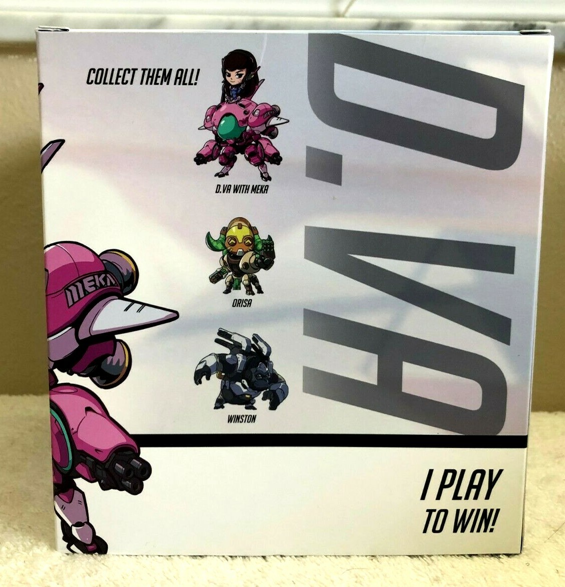 Overwatch Cute But Deadly D.VA with Meka Figure, Removable D.VA