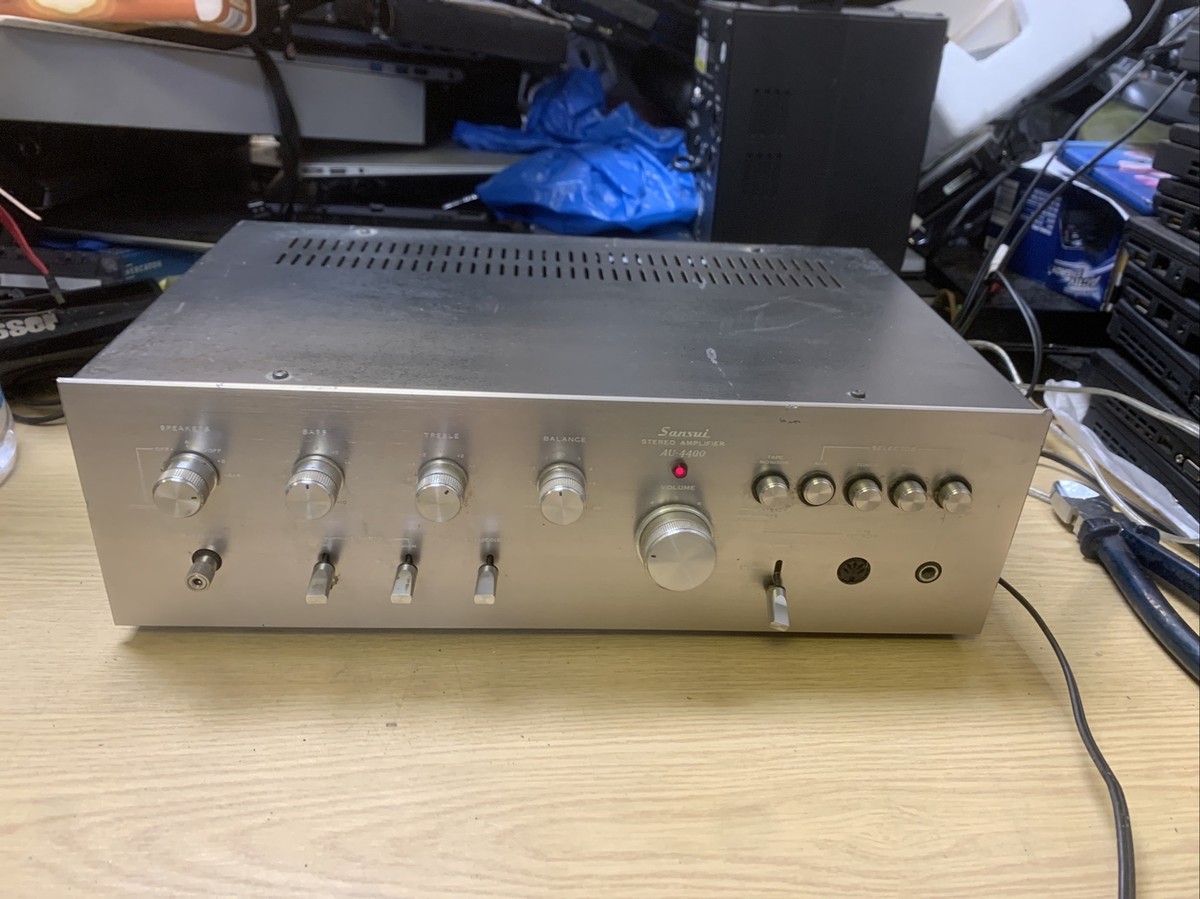 Quality Vintage SANSUI AU-4400 Stereo Amplifier with Phono Input