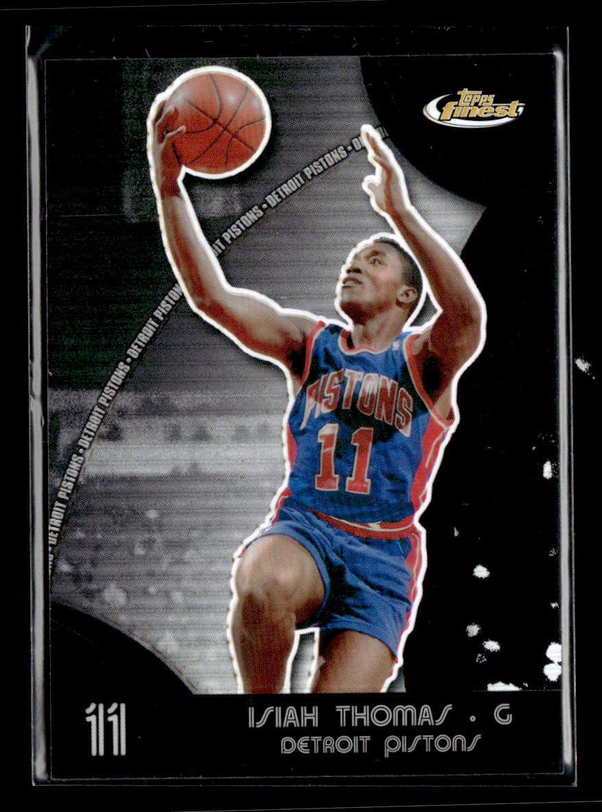 2007-08 Finest #41 Isiah Thomas Refractors Black #/75