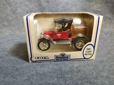 ERTL 1918 Runabout Barrel Bank, Die-Cast Metal, 1/25 Scale