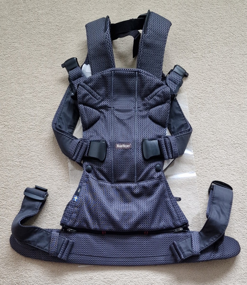 BabyBjorn Baby Carrier One Air, 3D Mesh, Anthracite in Good Used