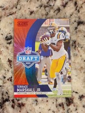 2021 Score NFL Draft Red Zone /20 Terrace Marshall Jr #D14 Rookie RC