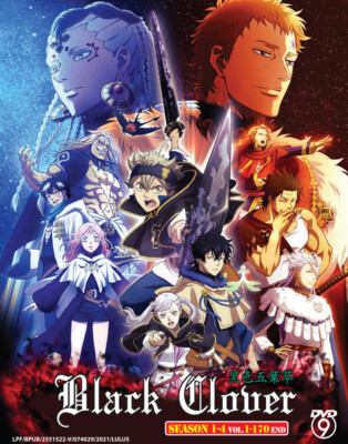 Anime DVD Black Clover Season 1-4 *English Version* (Vol.1-170 End) 
