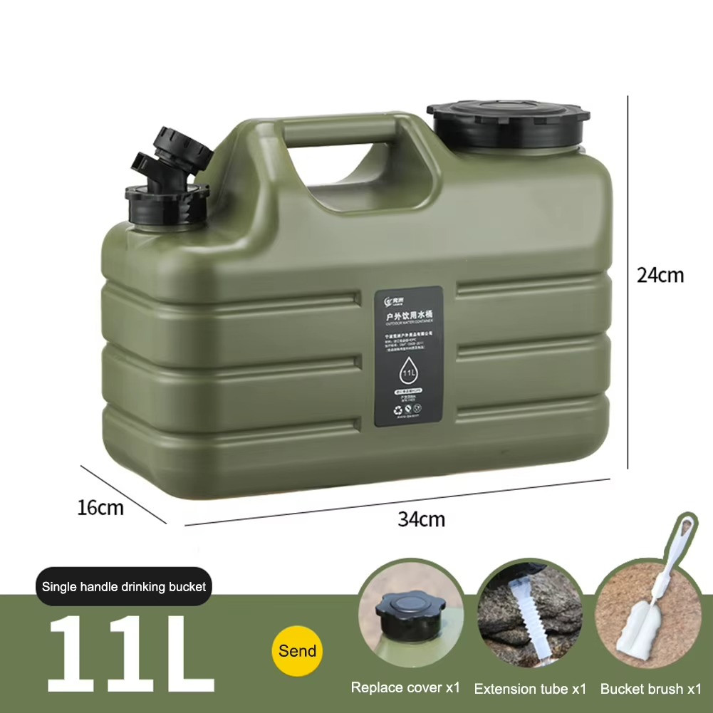 Gourde jerrican 11L étanche à grande poignée pour préserver votre eau