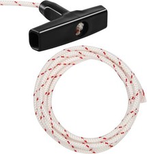 Universal Lawnmover Starter Pull Handle + Cord Engine Generator recoil Rope UK